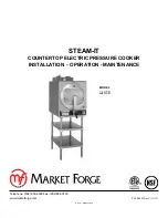 Предварительный просмотр 1 страницы Market Forge Industries STEAM-IT ST-E Installation Operation & Maintenance