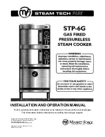 Market Forge Industries STP-6G Installation And Operation Manual preview