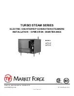 Market Forge Industries TS-3E Installation Operation & Maintenance preview