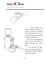 Предварительный просмотр 23 страницы Markibar QUIMBOA Instruction Manual