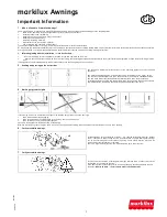 Предварительный просмотр 4 страницы Markilux 790 Installation Notes