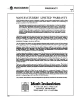 Preview for 6 page of Marklifts LS30E Operation, Maintenance And Parts Manual