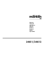 marklin 24611 Instruction Manual preview