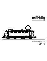 Preview for 1 page of marklin 26410 User Manual