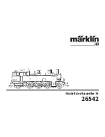 Предварительный просмотр 1 страницы marklin 26542 User Manual