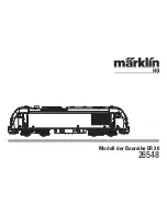 Preview for 1 page of marklin 26548 User Manual