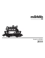 marklin 26559 Instruction Manual предпросмотр