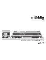 Preview for 1 page of marklin 26572 User Manual