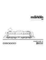 marklin 29151 User Manual preview