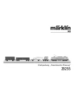 Предварительный просмотр 1 страницы marklin 29255 Instruction Manual