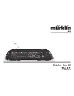 marklin 29463 Instruction Manual preview