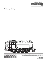 marklin 29539 User Manual предпросмотр