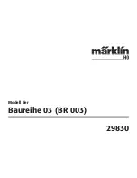 Preview for 1 page of marklin 29830 User Manual