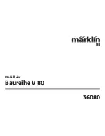 marklin 36080 Instruction Manual preview