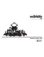 Preview for 1 page of marklin 36331 User Manual