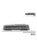 marklin 36425 User Manual preview