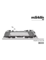 marklin 36608 User Manual предпросмотр