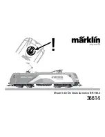 Preview for 1 page of marklin 36614 User Manual