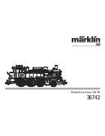 Preview for 1 page of marklin 36742 Instruction Manual