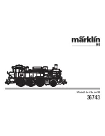 Preview for 1 page of marklin 36743 User Manual