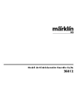 Preview for 1 page of marklin 36812 Instruction Manual