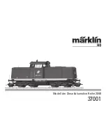 Preview for 1 page of marklin 37001 Instruction Manual