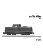 marklin 37006 User Manual preview