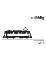 marklin 37010 User Manual предпросмотр