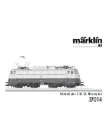 Preview for 1 page of marklin 37012 User Manual