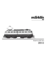 marklin 37013 User Manual предпросмотр