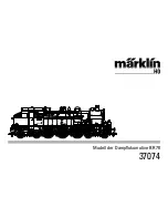 marklin 37074 User Manual preview