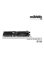 Preview for 1 page of marklin 37105 User Manual