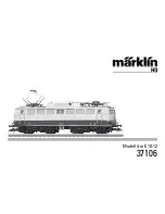 marklin 37106 Instruction Manual preview