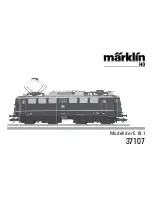 marklin 37107 User Manual предпросмотр