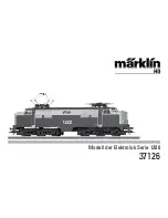 marklin 37126 Instruction Manual предпросмотр