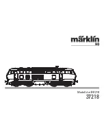 marklin 37218 User Manual preview