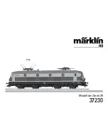 marklin 37230 Instruction Manual предпросмотр