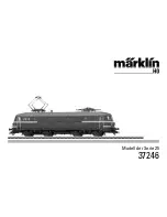 Preview for 1 page of marklin 37246 Instruction Manual