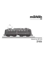 Preview for 1 page of marklin 37409 User Manual