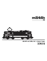 Preview for 1 page of marklin 37414 User Manual