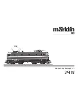 marklin 37418 User Manual предпросмотр