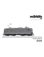 Предварительный просмотр 1 страницы marklin 37439 Instruction Manual