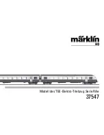 Preview for 1 page of marklin 37547 User Manual