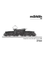 marklin 37568 Instruction Manual preview