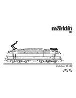 Preview for 1 page of marklin 37575 Instruction Manual