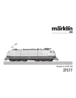 Предварительный просмотр 1 страницы marklin 37577 Instruction Manual