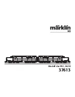 marklin 37613 Manual preview