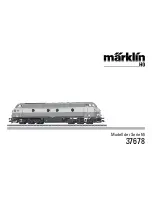 marklin 37678 User Manual предпросмотр