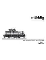 Предварительный просмотр 1 страницы marklin 37695 Instruction Manual