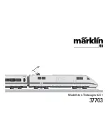 Preview for 1 page of marklin 37703 User Manual